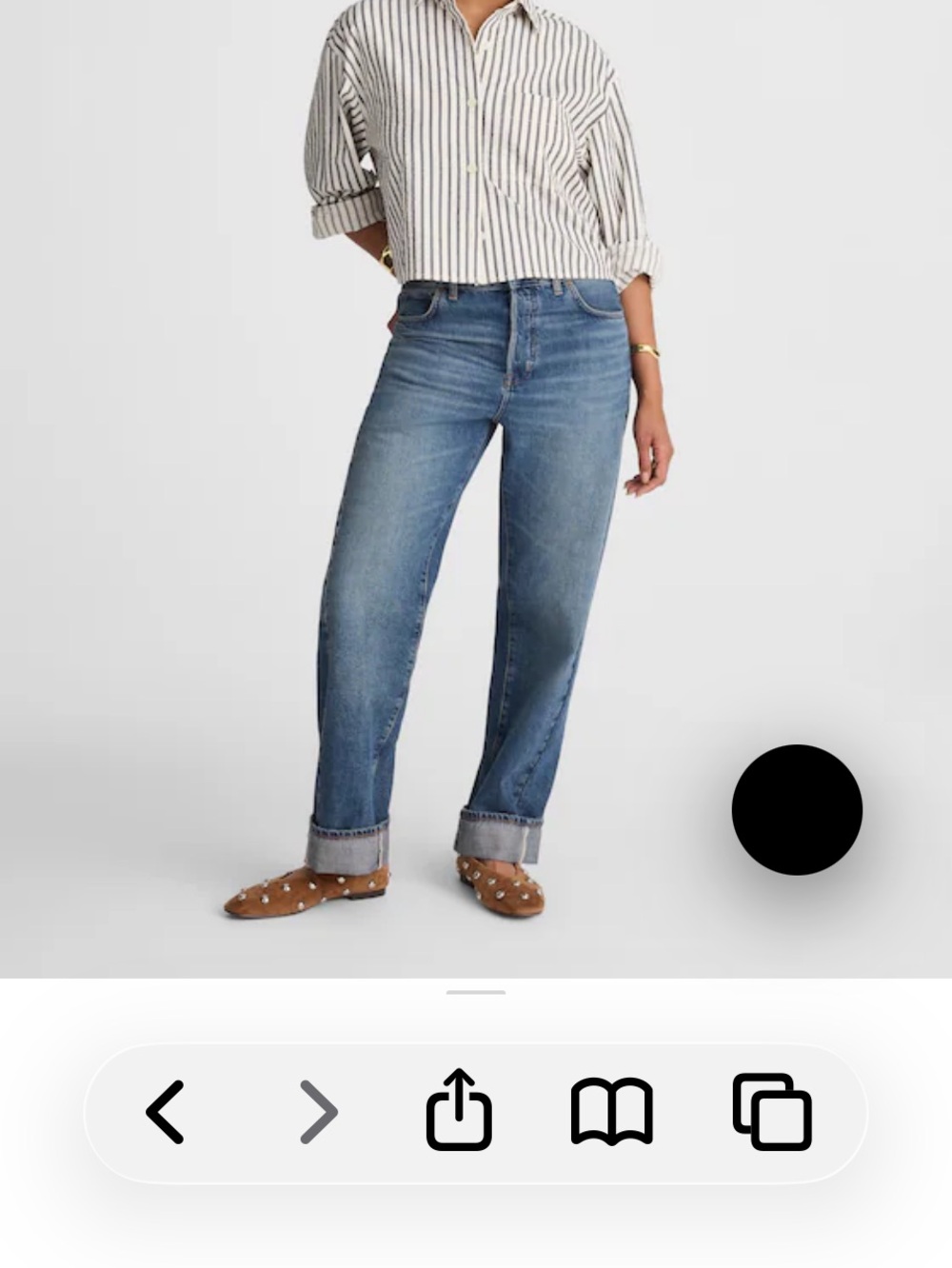 Madewell Curvy Pieced Barrel Leg Jeans Button fly, gently used ,Mosby Wash